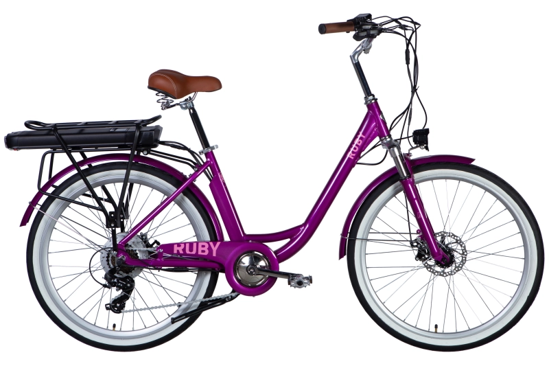 E-bike 26 AL Dorozhnik RUBY DD FR frame-17 36V 17.5Ah 250W purple YS 7809 2025