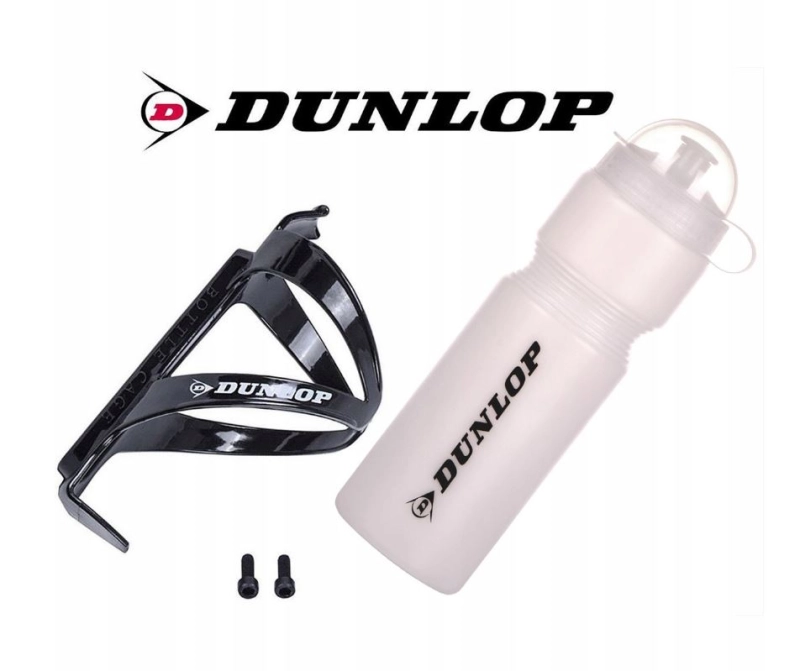 Fľaška športová s úchytom Dunlop 750ml transparent